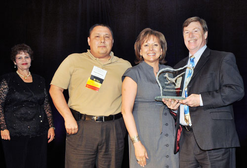 NM Gov. Martinez presents GRMC's QNM Roadrunner Recognition