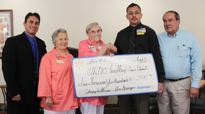 Wal-mart grant for the Auxiliary's GRCC Lunch Program
